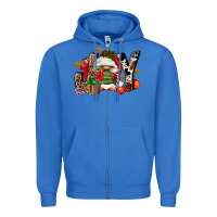 True Royal joy gnomes Zipper Hoodie - FaDigitalArtStudio