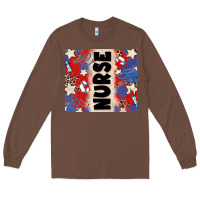Chestnut american nurse Long Sleeve Tee - Zillion Design Studio
