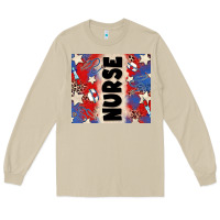 Mushroom american nurse Long Sleeve Tee - Zillion Design Studio