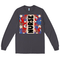 Smoke american nurse Long Sleeve Tee - Zillion Design Studio