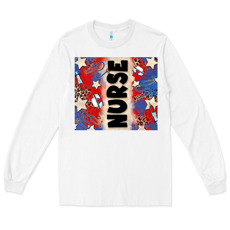 American Nurse Long Sleeve Tee by Zillion Design Studio | Teevron