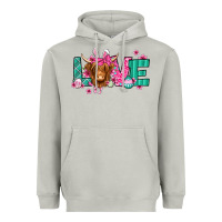Moon Dust love easter floral longhaired cow Heavyweight Hoodie - Jasminsmagicworld