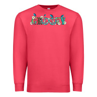 Cardinal groovy with peace  sign flowers Premium Sweatshirt - Artiststas