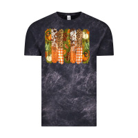 Cloud Black fall brushstrokes Vintage Tee - BarkalooDesign