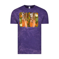 Cloud Purple fall brushstrokes Vintage Tee - BarkalooDesign