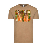 Vintage Coffee fall brushstrokes Vintage Tee - BarkalooDesign