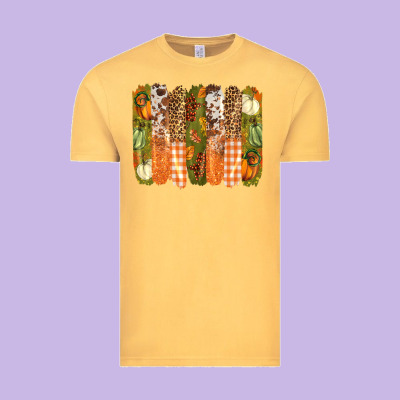 Fall Brushstrokes Vintage Tee Designed By Barkaloodesign