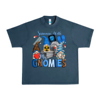 Midnight Navy scannin' with my gnomies Urban Heavy Tee - Zillion Design Studio
