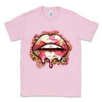 Bubblegum Pink volleyball lips Classic Tee - Zillion Design Studio
