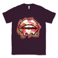 Plum volleyball lips Classic Tee - Zillion Design Studio