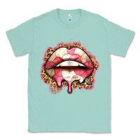Seafoam volleyball lips Classic Tee - Zillion Design Studio