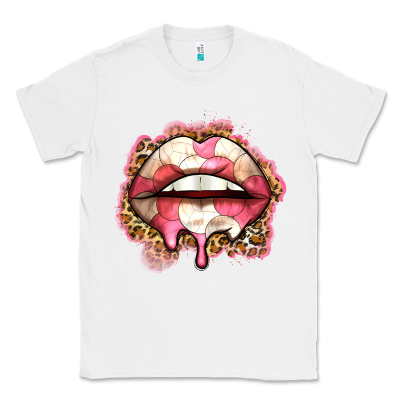 Volleyball Lips Classic Tee by Zillion Design Studio | Teevron