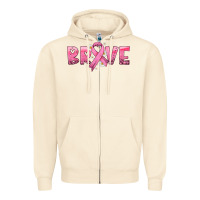 Sandshell brave with ribbon Zipper Hoodie - HRA Design Shop