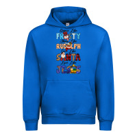 Cobalt Dance Like Frosty Shine Like Rudolph Give Like Urban Hoodie - MaliasSmallBusiness