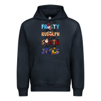 Navy Dance Like Frosty Shine Like Rudolph Give Like Urban Hoodie - MaliasSmallBusiness