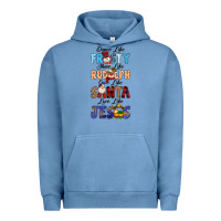 Pigment Pebble Blue Dance Like Frosty Shine Like Rudolph Give Like Urban Hoodie - MaliasSmallBusiness