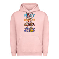 Pigment Salmon Dance Like Frosty Shine Like Rudolph Give Like Urban Hoodie - MaliasSmallBusiness