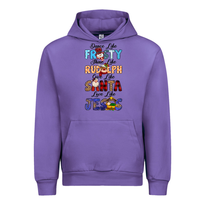Dance Like Frosty Shine Like Rudolph Give Like Urban Hoodie by MaliasSmallBusiness | Teevron