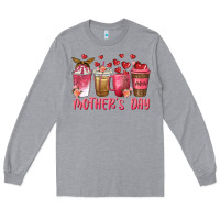 Heather Grey mothers day coffee cups Long Sleeve Tee - texasbilliewilder