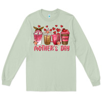 Matcha mothers day coffee cups Long Sleeve Tee - texasbilliewilder