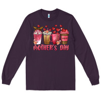 Plum mothers day coffee cups Long Sleeve Tee - texasbilliewilder