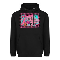 Black in october we wear pink Heavyweight Hoodie - JahusDesignShop