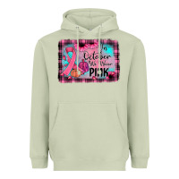 Matcha in october we wear pink Heavyweight Hoodie - JahusDesignShop