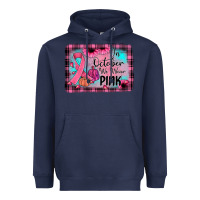 Navy in october we wear pink Heavyweight Hoodie - JahusDesignShop