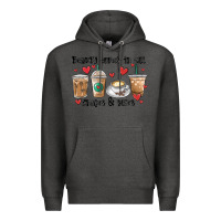 Charcoal Heather beauty comes in all shapes and sizes coffee Premium Hoodie - MaliasSmallBusiness