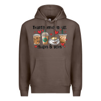 Coffee beauty comes in all shapes and sizes coffee Premium Hoodie - MaliasSmallBusiness