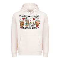 Pale Pink beauty comes in all shapes and sizes coffee Premium Hoodie - MaliasSmallBusiness
