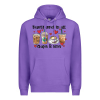 Purple beauty comes in all shapes and sizes coffee Premium Hoodie - MaliasSmallBusiness