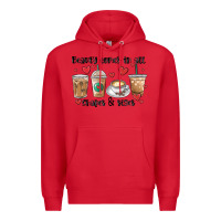 Red beauty comes in all shapes and sizes coffee Premium Hoodie - MaliasSmallBusiness