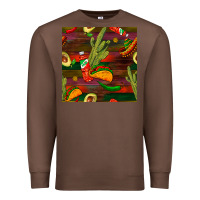 Chestnut mexican food seamless pattern Premium Sweatshirt - BundleAndBundleShop
