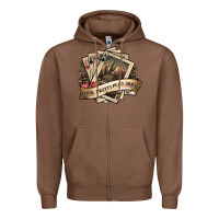 Chestnut look pretty play dirty Zipper Hoodie - SublimationCraftShop
