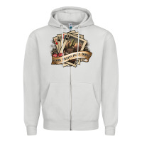 Dove Grey look pretty play dirty Zipper Hoodie - SublimationCraftShop