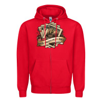 Red look pretty play dirty Zipper Hoodie - SublimationCraftShop