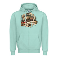 Seafoam look pretty play dirty Zipper Hoodie - SublimationCraftShop