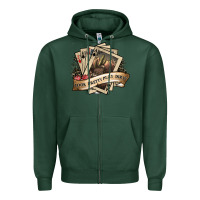 Sports Green look pretty play dirty Zipper Hoodie - SublimationCraftShop