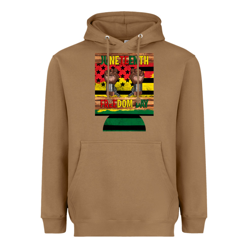 Juneteenth Freedom Day 12 Oz Can Cooler (regular) 2 Heavyweight Hoodie by Artiststas | Teevron