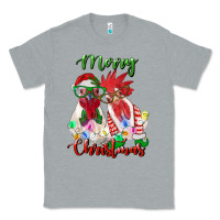 Heather Grey christmas roosters Classic Tee - RanaPortraitStore