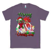 Lavender christmas roosters Classic Tee - RanaPortraitStore