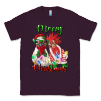Plum christmas roosters Classic Tee - RanaPortraitStore