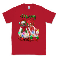 Red christmas roosters Classic Tee - RanaPortraitStore