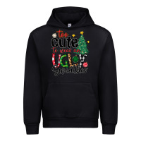 Black too cute to wear ugly  christmas Urban Hoodie - MaliasSmallBusiness