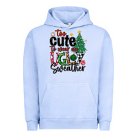 Pigment Grape Ice too cute to wear ugly  christmas Urban Hoodie - MaliasSmallBusiness