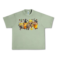 Oil Green monkey coffee cups Urban Heavy Tee - texasbilliewilder