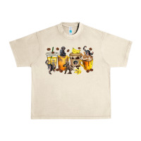 Sandshell monkey coffee cups Urban Heavy Tee - texasbilliewilder