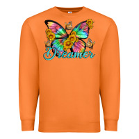 Carrot dreamer with Butterfly and sunflowers Premium Sweatshirt - Artiststas