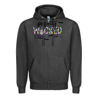 Charcoal Heather Perfectly Wicked Zipper Hoodie - CowhideDigitalArt